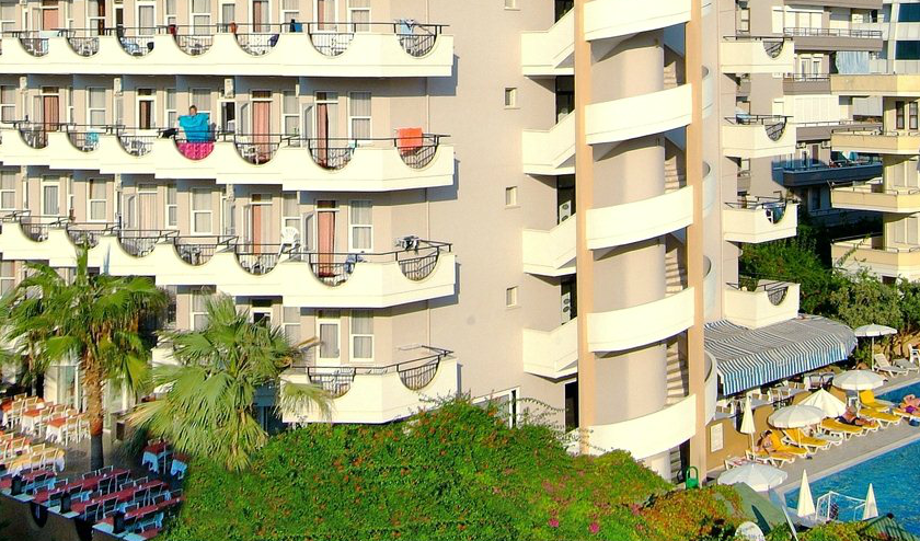 Hedef Kleopatra Golden Sun Hotel Alanya Exterior photo